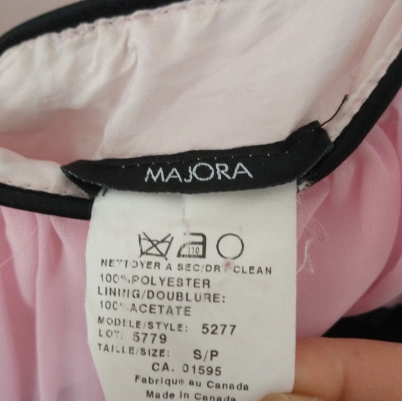 Pink and black dress - Picture 3 of 4